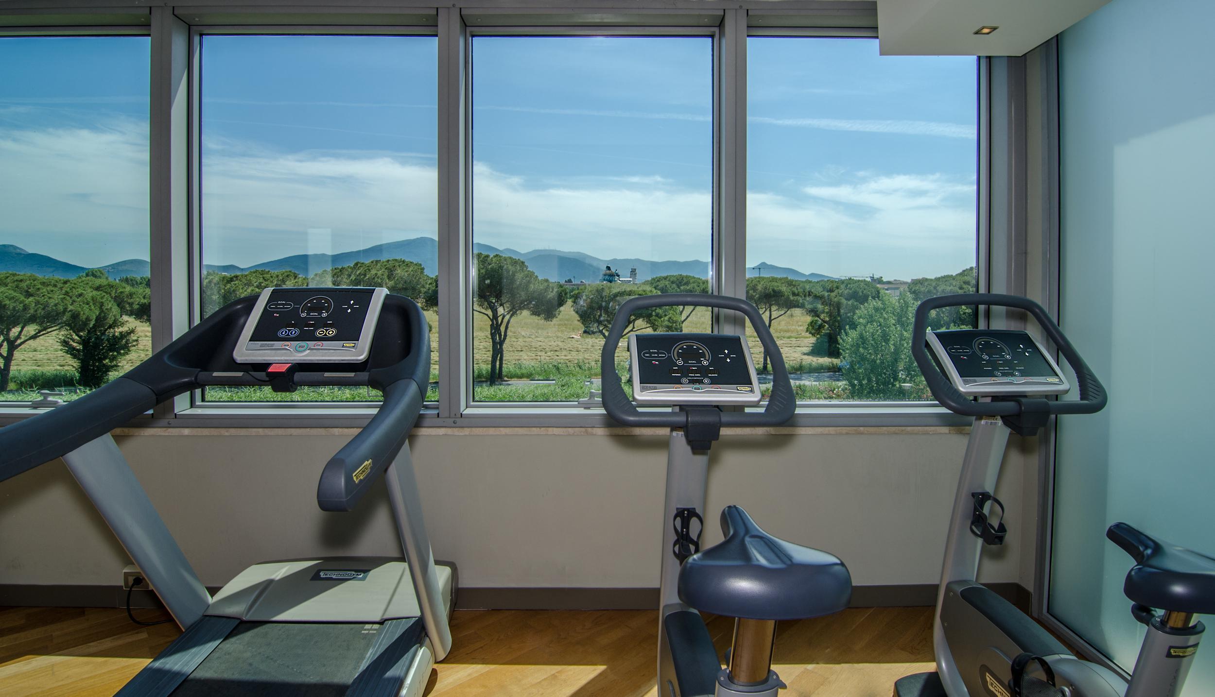 Pisa Tower Plaza Exterior foto The gym at the hotel